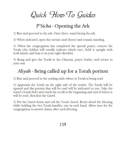 The Shabbat Synagogue Companion