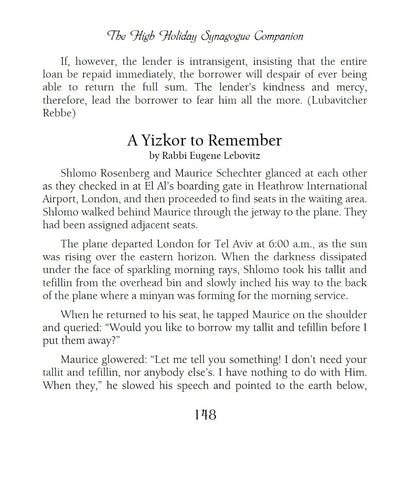 The High Holiday Synagogue Companion